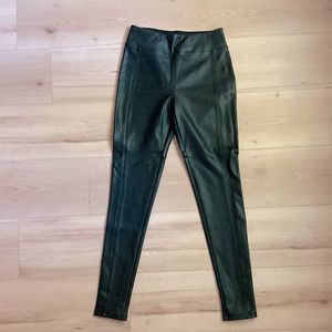 Vylette faux leather legging.
